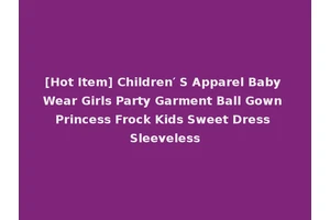 [Hot Item] Children′ S Apparel Baby Wear Girls Party Garment Ball Gown Princess Frock Kids Sweet Dress Sleeveless