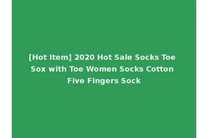 [Hot Item] 2020 Hot Sale Socks Toe Sox with Toe Women Socks Cotton Five Fingers Sock