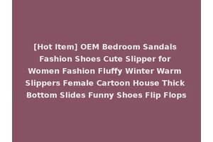 [Hot Item] OEM Bedroom Sandals Fashion Shoes Cute Slipper for Women Fashion Fluffy Winter Warm Slippers Female Cartoon House Thick Bottom Slides Funny Shoes Flip Flops