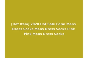 [Hot Item] 2020 Hot Sale Coral Mens Dress Socks Mens Dress Socks Pink Pink Mens Dress Socks