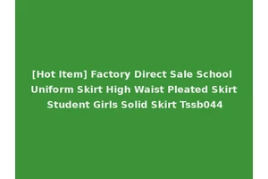 [Hot Item] Factory Direct Sale School Uniform Skirt High Waist Pleated Skirt Student Girls Solid Skirt Tssb044