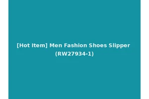 [Hot Item] Men Fashion Shoes Slipper (RW27934-1)