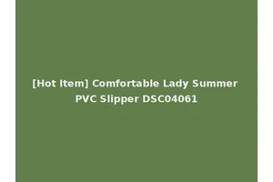 [Hot Item] Comfortable Lady Summer PVC Slipper DSC04061