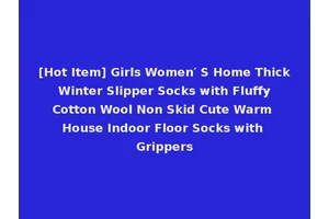 [Hot Item] Girls Women′ S Home Thick Winter Slipper Socks with Fluffy Cotton Wool Non Skid Cute Warm House Indoor Floor Socks with Grippers