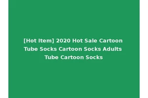[Hot Item] 2020 Hot Sale Cartoon Tube Socks Cartoon Socks Adults Tube Cartoon Socks
