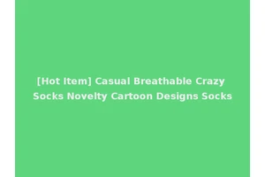 [Hot Item] Casual Breathable Crazy Socks Novelty Cartoon Designs Socks