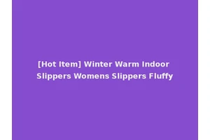 [Hot Item] Winter Warm Indoor Slippers Womens Slippers Fluffy