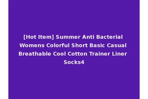 [Hot Item] Summer Anti Bacterial Womens Colorful Short Basic Casual Breathable Cool Cotton Trainer Liner Socks4