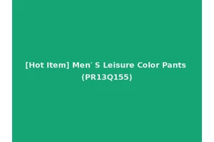 [Hot Item] Men′ S Leisure Color Pants (PR13Q155)