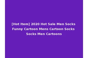 [Hot Item] 2020 Hot Sale Men Socks Funny Cartoon Mens Cartoon Socks Socks Men Cartoons