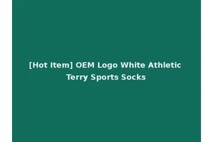 [Hot Item] OEM Logo White Athletic Terry Sports Socks