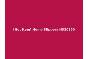 [Hot Item] Home Slippers HS20850