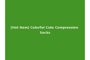 [Hot Item] Colorful Cute Compression Socks
