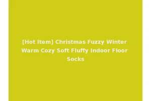 [Hot Item] Christmas Fuzzy Winter Warm Cozy Soft Fluffy Indoor Floor Socks