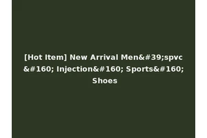 [Hot Item] New Arrival Men'spvc  Injection  Sports  Shoes