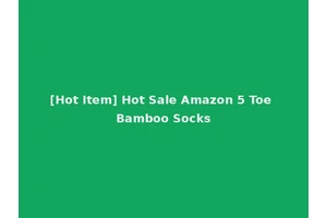[Hot Item] Hot Sale Amazon 5 Toe Bamboo Socks