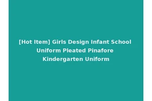 [Hot Item] Girls Design Infant School Uniform Pleated Pinafore Kindergarten Uniform