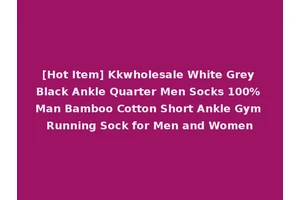 [Hot Item] Kkwholesale White Grey Black Ankle Quarter Men Socks 100% Man Bamboo Cotton Short Ankle Gym Running Sock for Men and Women