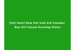 [Hot Item] New Hot Sale Kid Sneaker Boy Girl Casual Running Shoes