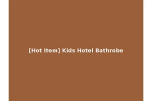 [Hot Item] Kids Hotel Bathrobe
