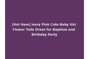 [Hot Item] Ivory Pink Cute Baby Girl Flower Tulle Dress for Baptism and Birthday Party