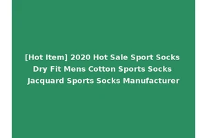 [Hot Item] 2020 Hot Sale Sport Socks Dry Fit Mens Cotton Sports Socks Jacquard Sports Socks Manufacturer