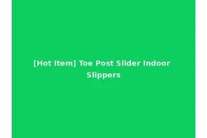 [Hot Item] Toe Post Slider Indoor Slippers