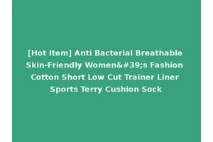 [Hot Item] Anti Bacterial Breathable Skin-Friendly Women's Fashion Cotton Short Low Cut Trainer Liner Sports Terry Cushion Sock