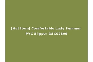 [Hot Item] Comfortable Lady Summer PVC Slipper DSC02869