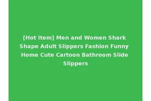 [Hot Item] Men and Women Shark Shape Adult Slippers Fashion Funny Home Cute Cartoon Bathroom Slide Slippers