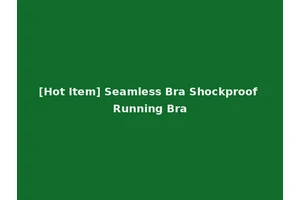 [Hot Item] Seamless Bra Shockproof Running Bra