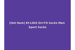 [Hot Item] Kt-L003 Dri-Fit Socks Men Sport Socks