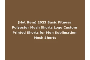 [Hot Item] 2023 Basic Fitness Polyester Mesh Shorts Logo Custom Printed Shorts for Men Sublimation Mesh Shorts