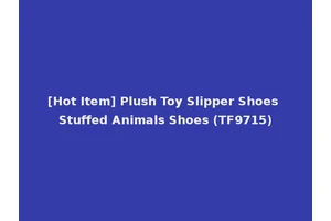 [Hot Item] Plush Toy Slipper Shoes Stuffed Animals Shoes (TF9715)