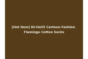 [Hot Item] Kt-Ha55 Cartoon Fashion Flamingo Cotton Socks