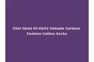 [Hot Item] Kt-Ha52 Hotsale Cartoon Fashion Cotton Socks