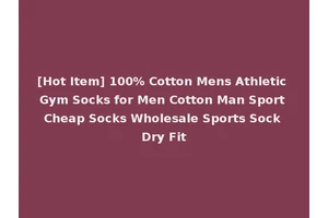 [Hot Item] 100% Cotton Mens Athletic Gym Socks for Men Cotton Man Sport Cheap Socks Wholesale Sports Sock Dry Fit