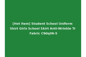 [Hot Item] Student School Uniform Skirt Girls School Skirt Anti-Wrinkle Tr Fabric C9dq06-5