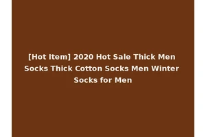 [Hot Item] 2020 Hot Sale Thick Men Socks Thick Cotton Socks Men Winter Socks for Men