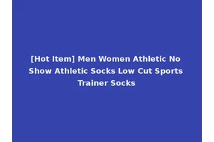 [Hot Item] Men Women Athletic No Show Athletic Socks Low Cut Sports Trainer Socks