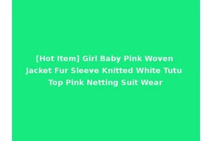 [Hot Item] Girl Baby Pink Woven Jacket Fur Sleeve Knitted White Tutu Top Pink Netting Suit Wear