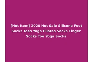 [Hot Item] 2020 Hot Sale Silicone Foot Socks Toes Yoga Pilates Socks Finger Socks Toe Yoga Socks
