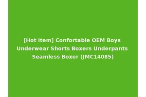 [Hot Item] Confortable OEM Boys Underwear Shorts Boxers Underpants Seamless Boxer (JMC14085)