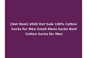 [Hot Item] 2020 Hot Sale 100% Cotton Socks for Men Small Mens Socks Best Cotton Socks for Men