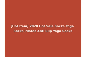 [Hot Item] 2020 Hot Sale Socks Yoga Socks Pilates Anti Slip Yoga Socks