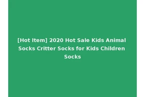 [Hot Item] 2020 Hot Sale Kids Animal Socks Critter Socks for Kids Children Socks