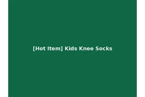 [Hot Item] Kids Knee Socks
