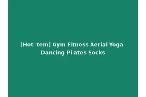 [Hot Item] Gym Fitness Aerial Yoga Dancing Pilates Socks
