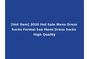 [Hot Item] 2020 Hot Sale Mens Dress Socks Formal Sox Mens Dress Socks High Quality