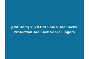 [Hot Item] 2020 Hot Sale 5 Toe Socks Protection Toe Sock Socks Fingers